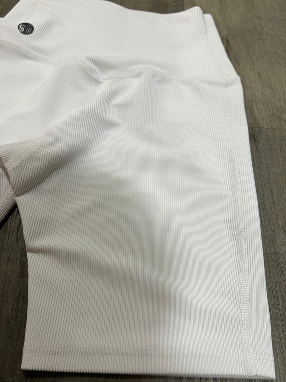 Five The Label Dancewear white ribbed shorts size adult Small - Picture 6 of 9